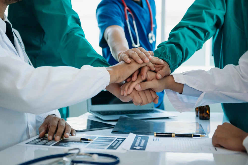 Teamwork through common purpose and mutual respect.